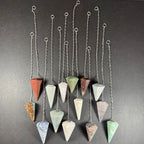 Stone Pendulum with Chain - New Age Realms