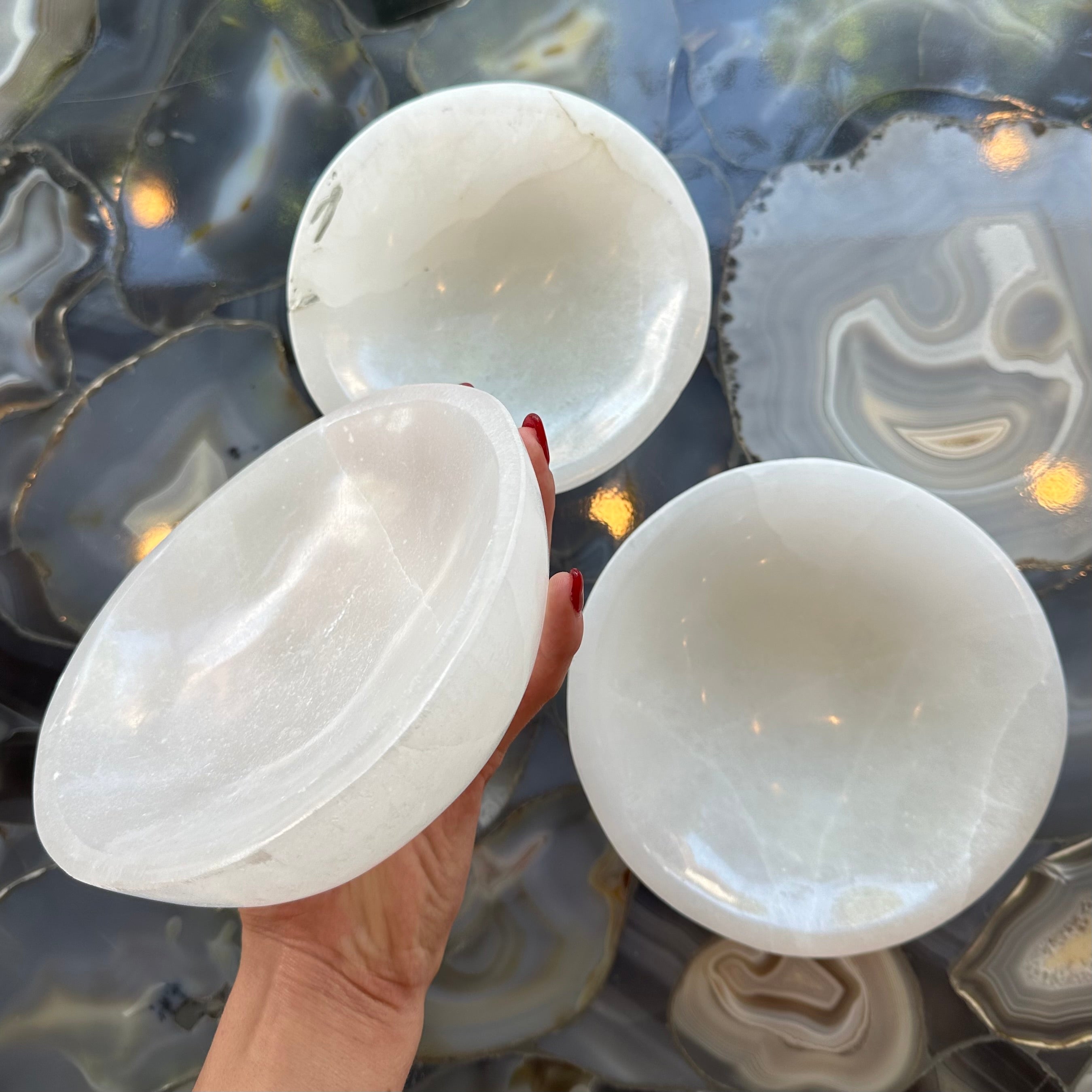 Selenite Bowl 6" - New Age Realms