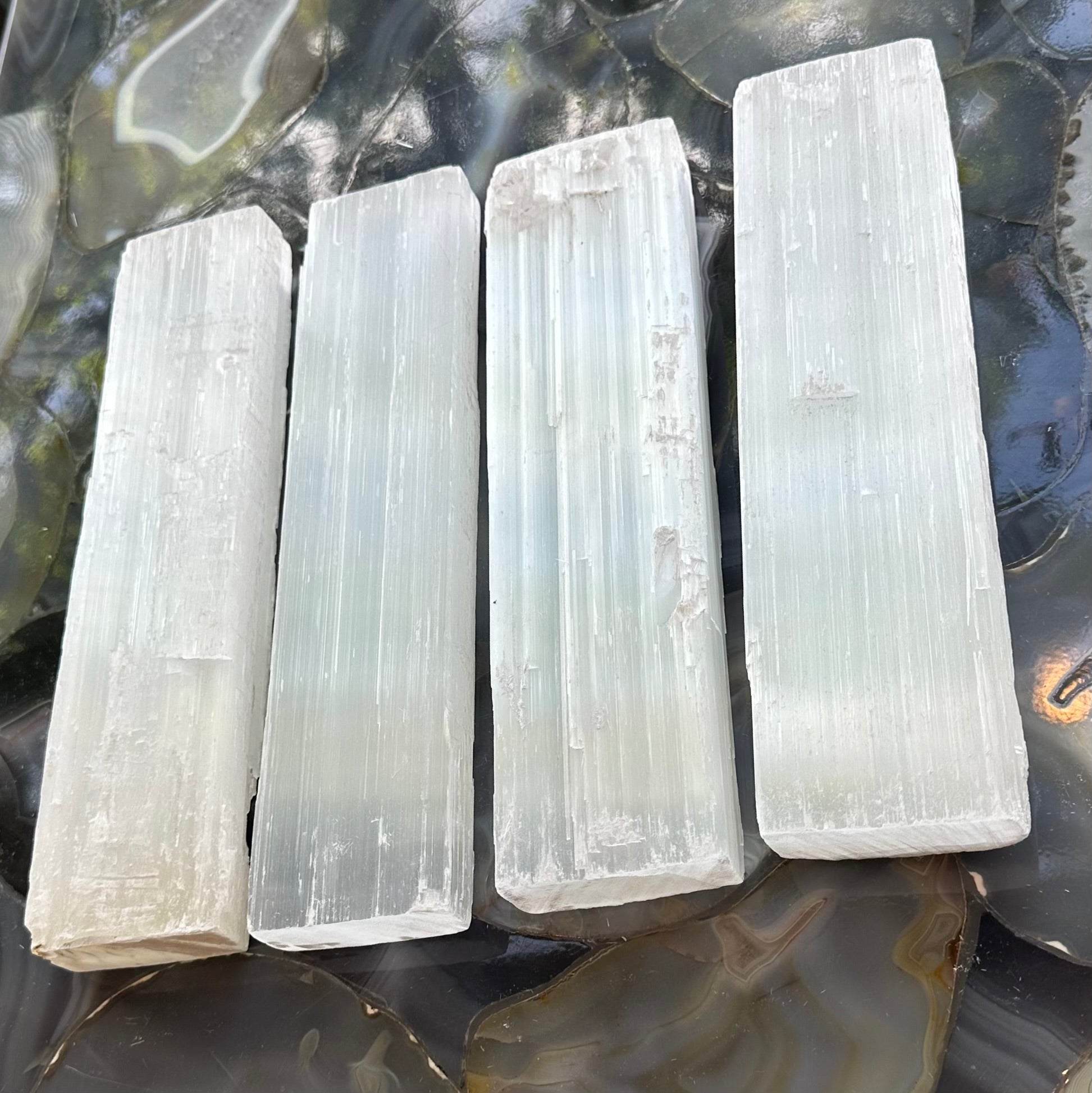 Rough Selenite Bar (L) - New Age Realms