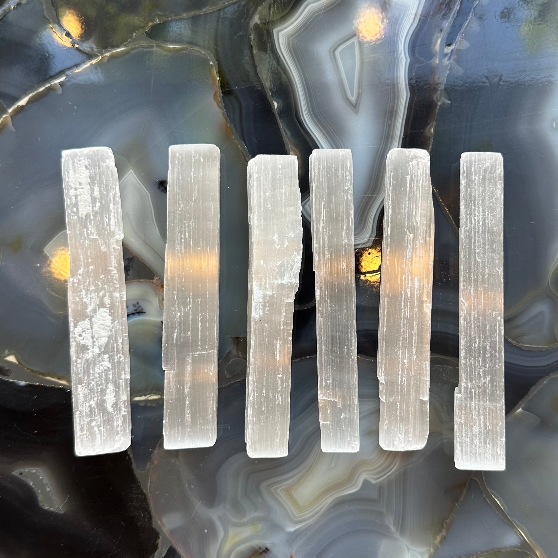 Selenite Stick 15cm from Morocco - New Age Realms