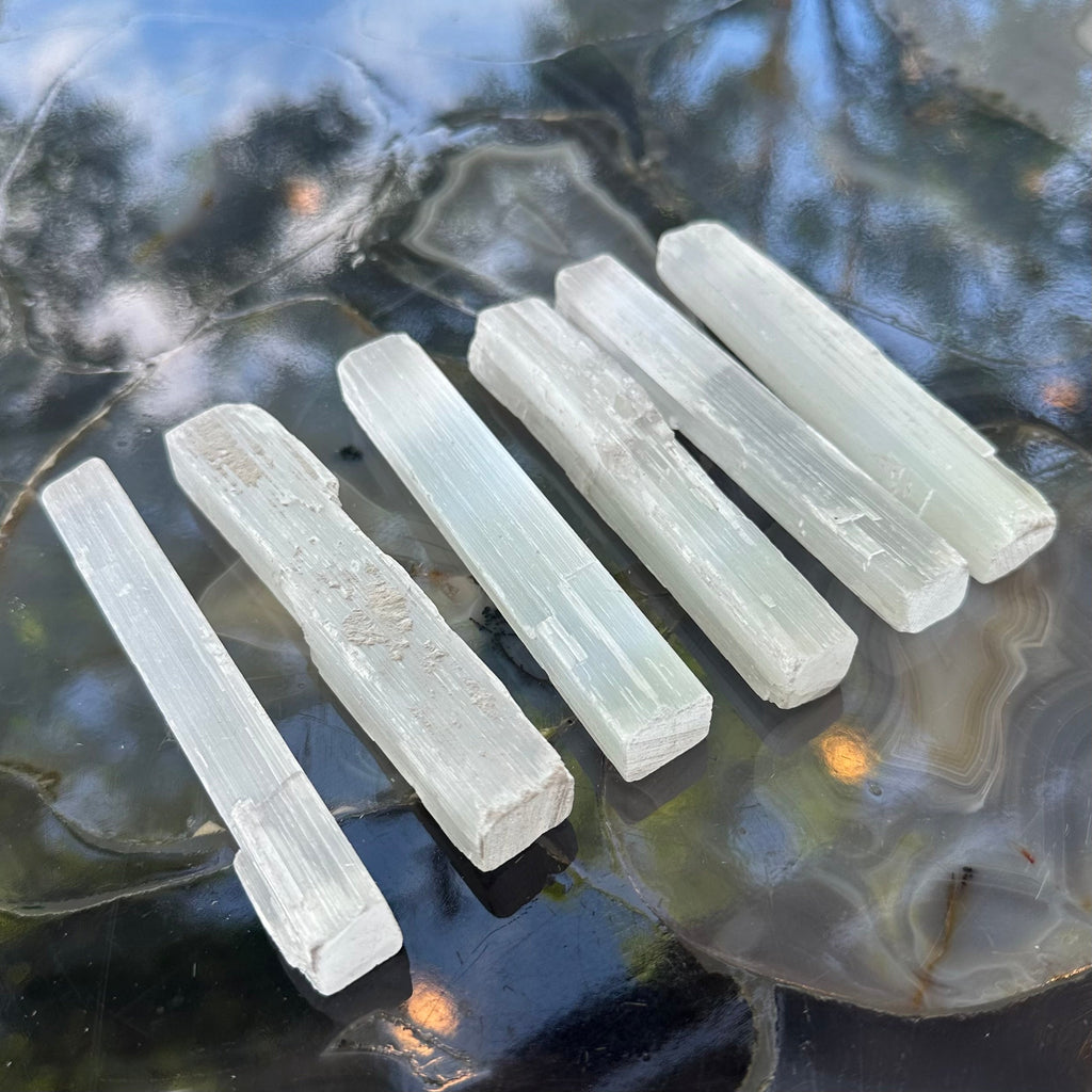 Selenite Stick 15cm from Morocco - New Age Realms