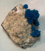 Cavansite with Stilbite on Matrix from Pune, Maharashtra, India - New Age Realms