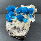 Cavansite with Stilbite on Matrix from Pune, Maharashtra, India - New Age Realms