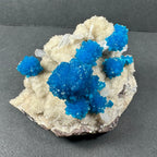 Cavansite with Stilbite on Matrix from Pune, Maharashtra, India - New Age Realms