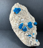 Cavansite with Stilbite on Matrix Maharashtra, Pune, India - New Age Realms