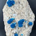 Cavansite with Stilbite on Matrix Maharashtra, Pune, India - New Age Realms