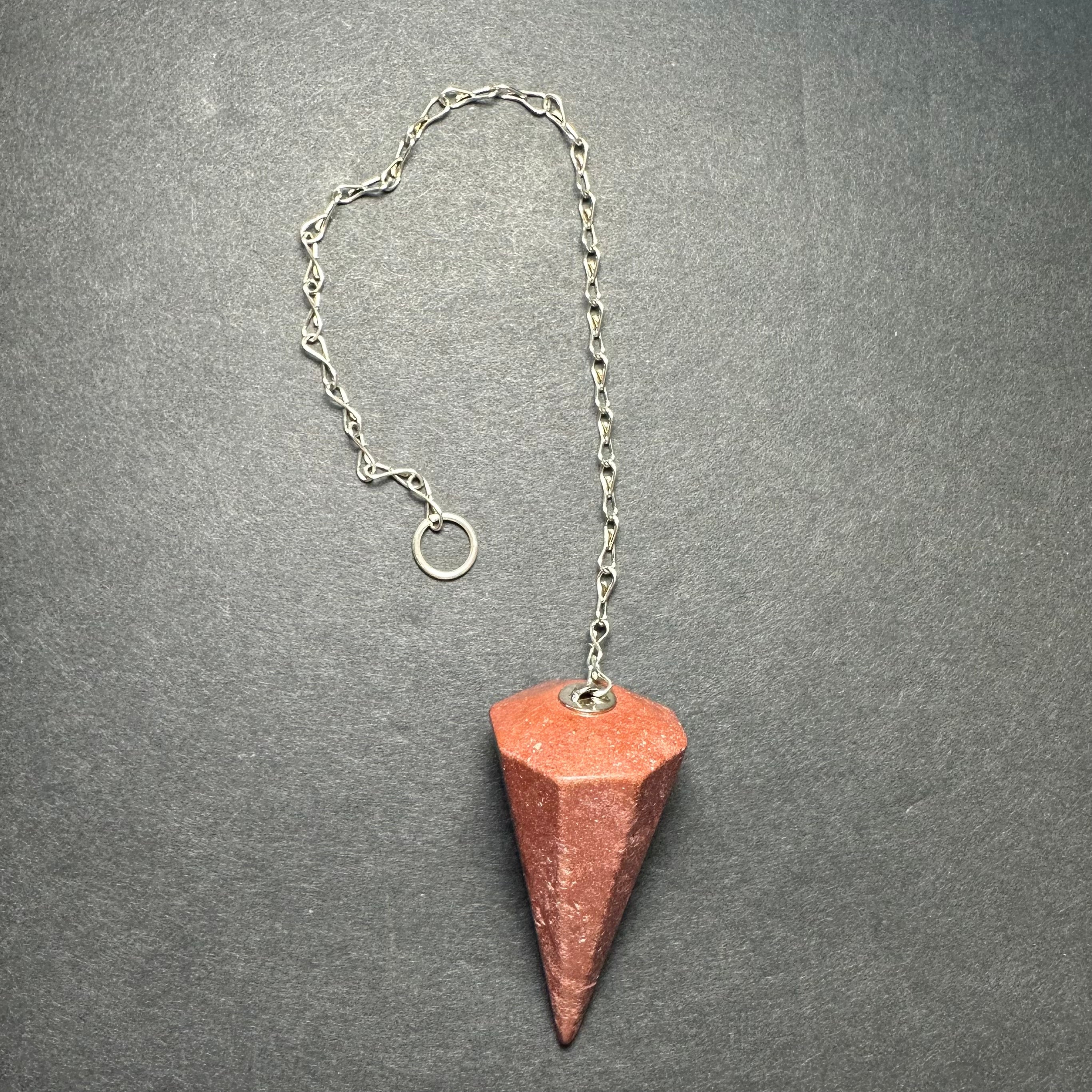 Stone Pendulum with Chain - New Age Realms