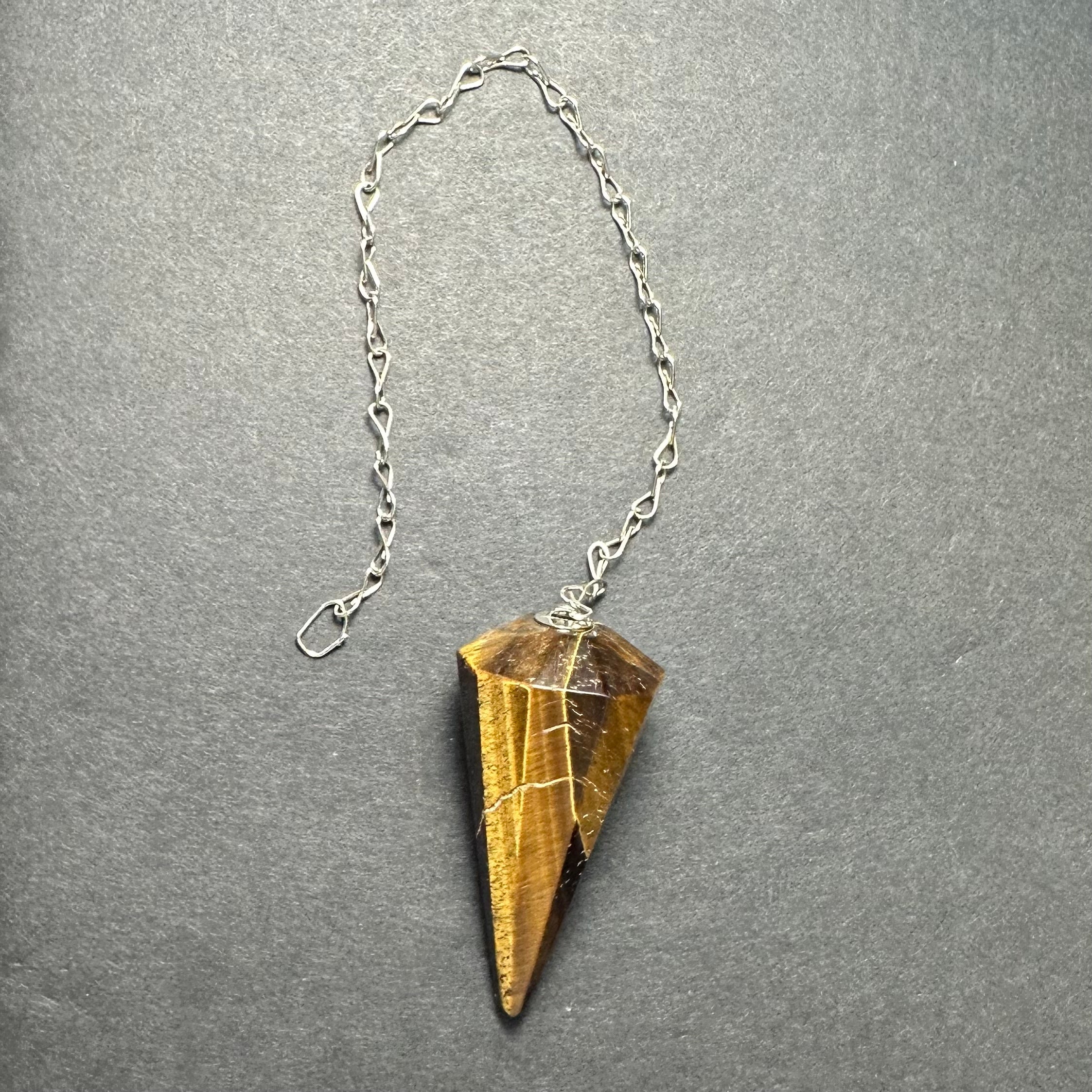 Stone Pendulum with Chain - New Age Realms