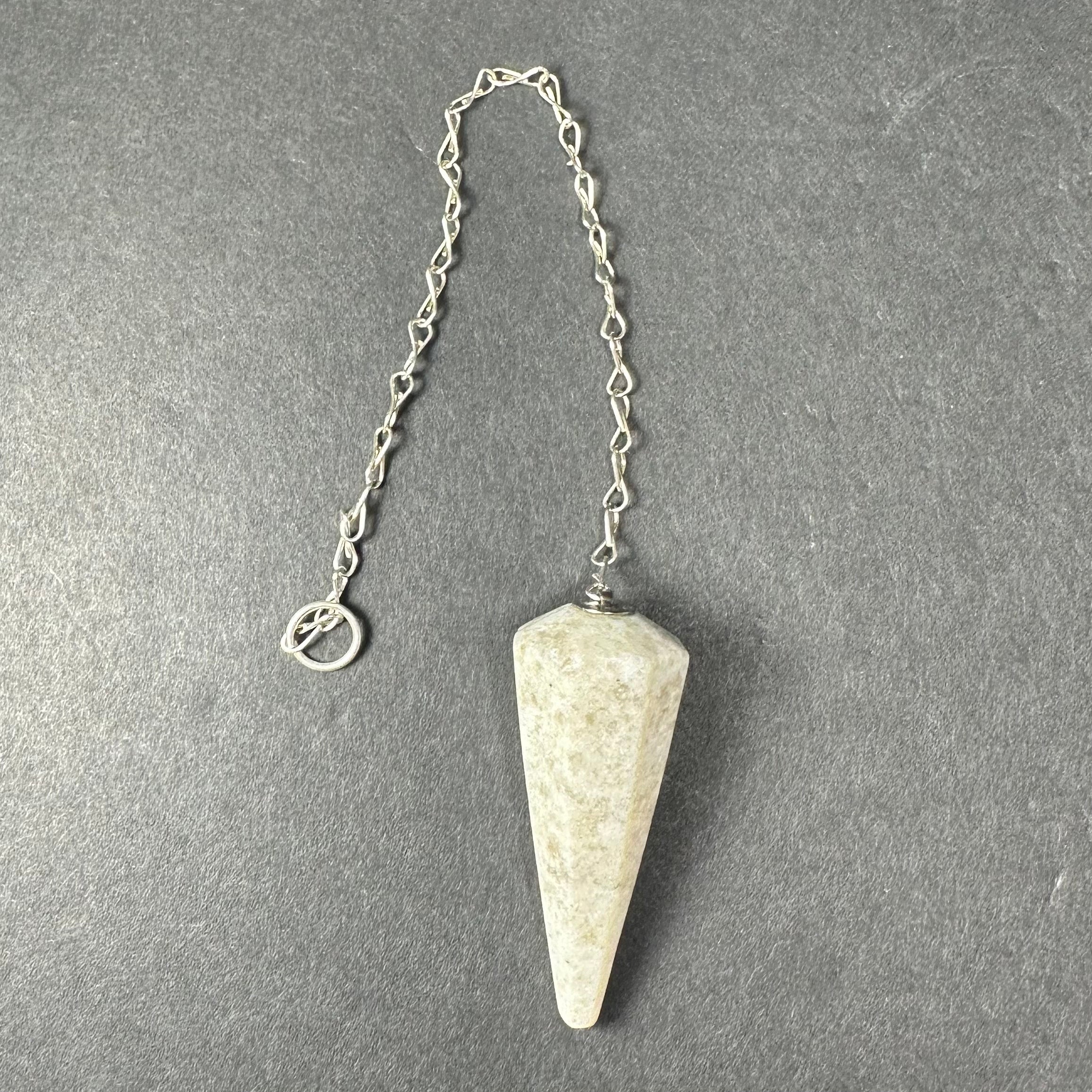 Stone Pendulum with Chain - New Age Realms