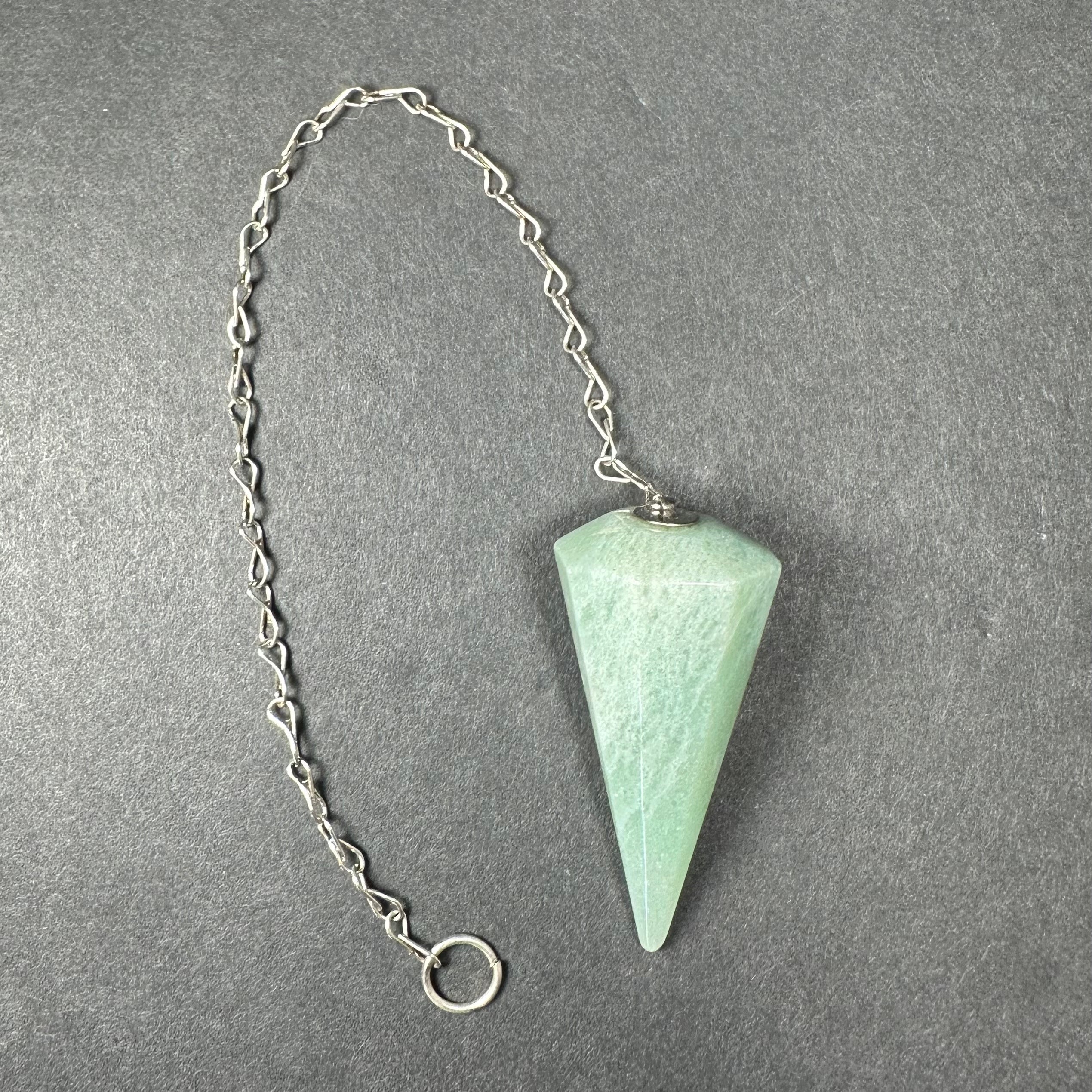 Stone Pendulum with Chain - New Age Realms