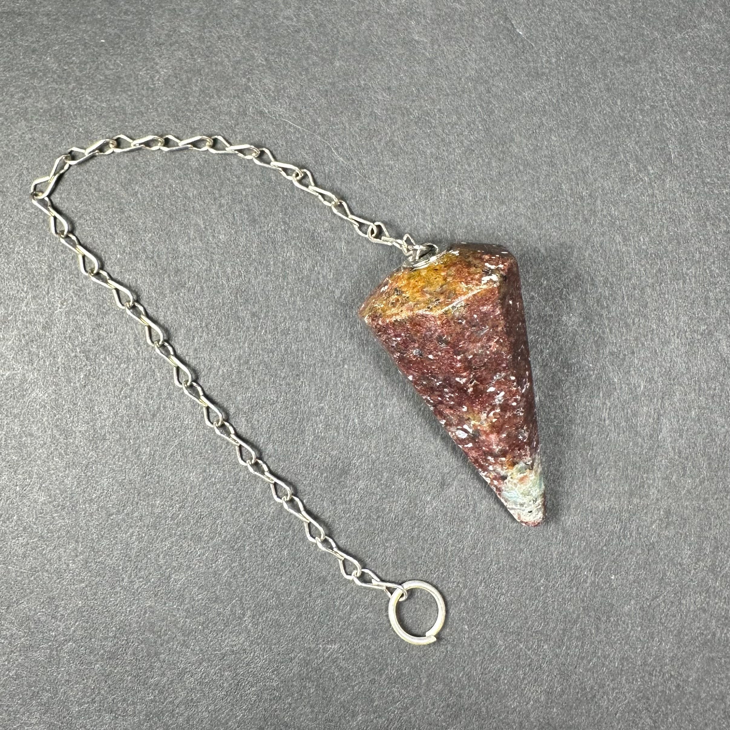 Stone Pendulum with Chain - New Age Realms