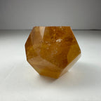 Yellow Hematoid Quartz Dodecahedron Carving from Brazil - New Age Realms