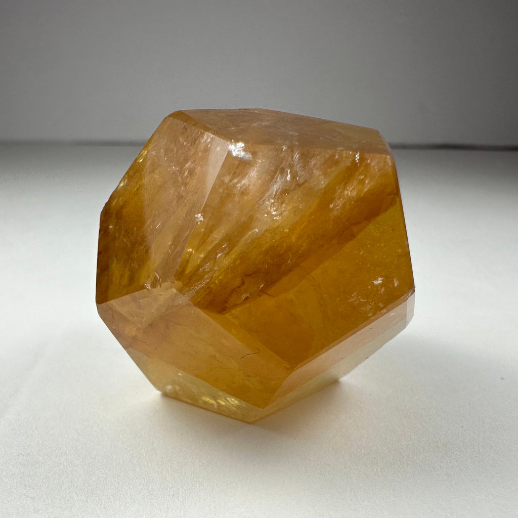 Yellow Hematoid Quartz Dodecahedron Carving from Brazil - New Age Realms