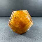 Yellow Hematoid Quartz Dodecahedron Carving from Brazil - New Age Realms