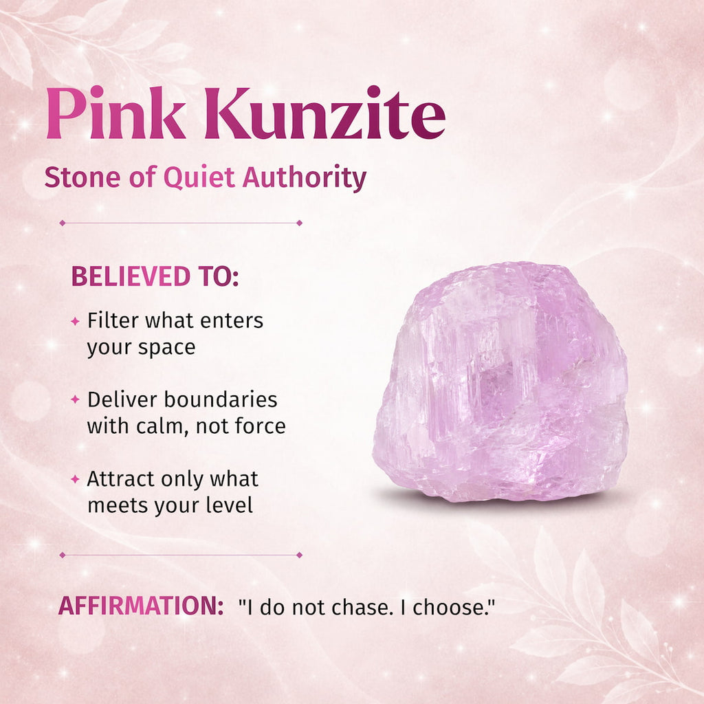 Más Raro Que los Diamantes - El Colgante de Kunzita Rosa