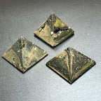 Iron Pyrite Pyramid Crystal Druzy Carving Polished Fools Gold - New Age Realms