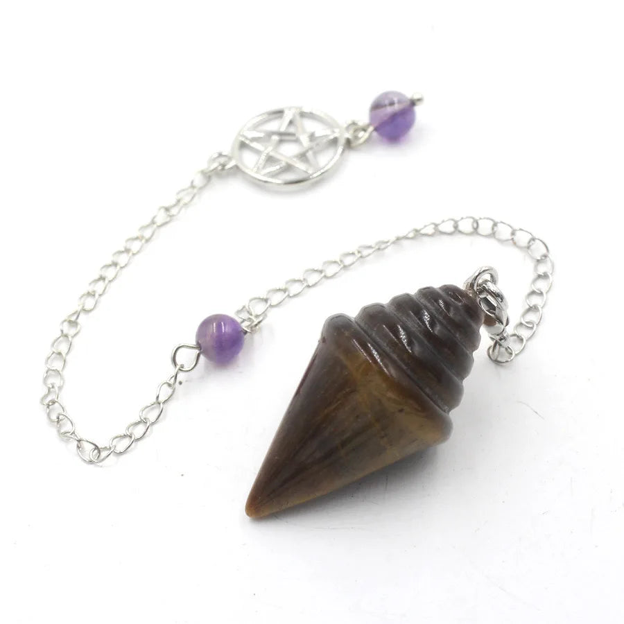 Pentacle Crystal Pendulums - New Age Realms
