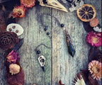 Obsidian Raven Skull Pendulum - New Age Realms