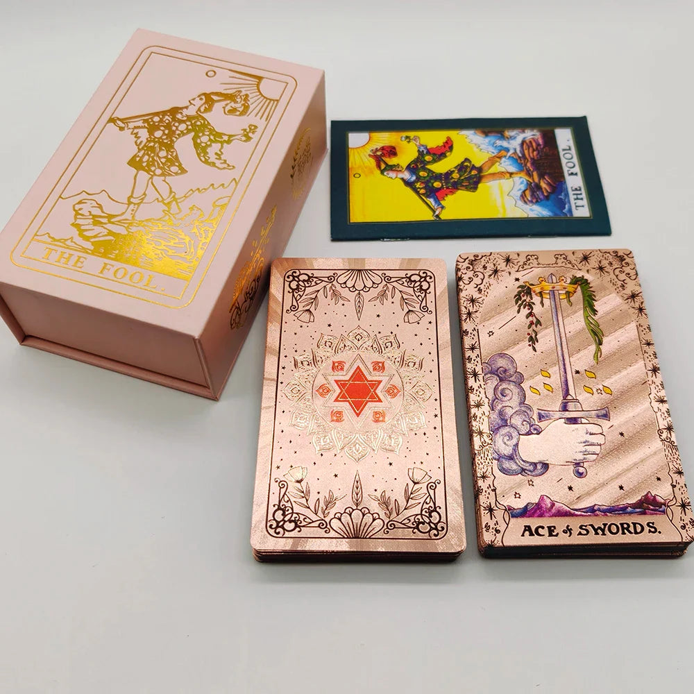 Gold Waterproof Tarot Deck
