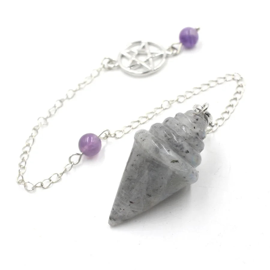 Pentacle Crystal Pendulums - New Age Realms