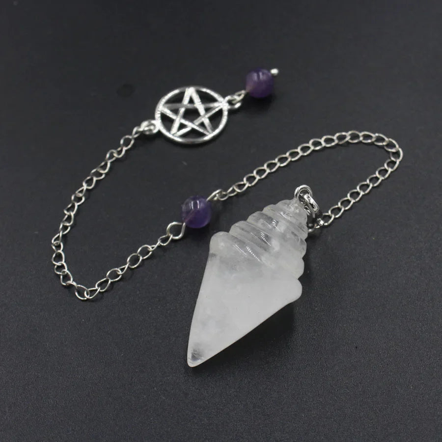 Pentacle Crystal Pendulums - New Age Realms
