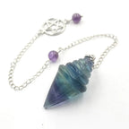 Pentacle Crystal Pendulums - New Age Realms