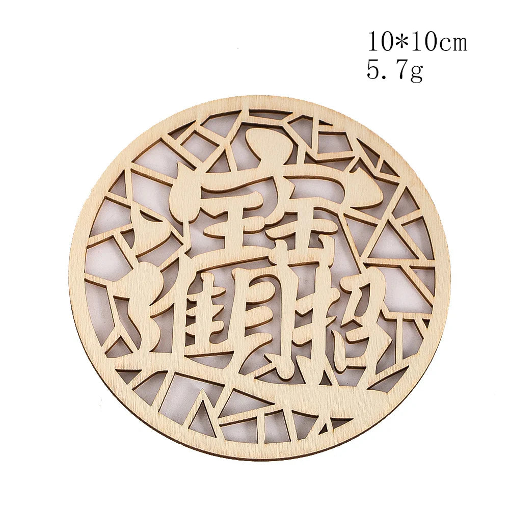Wooden Sacred Geometry Wall Hanging | Rustic Yoga Meditation Decor - New Age Realms