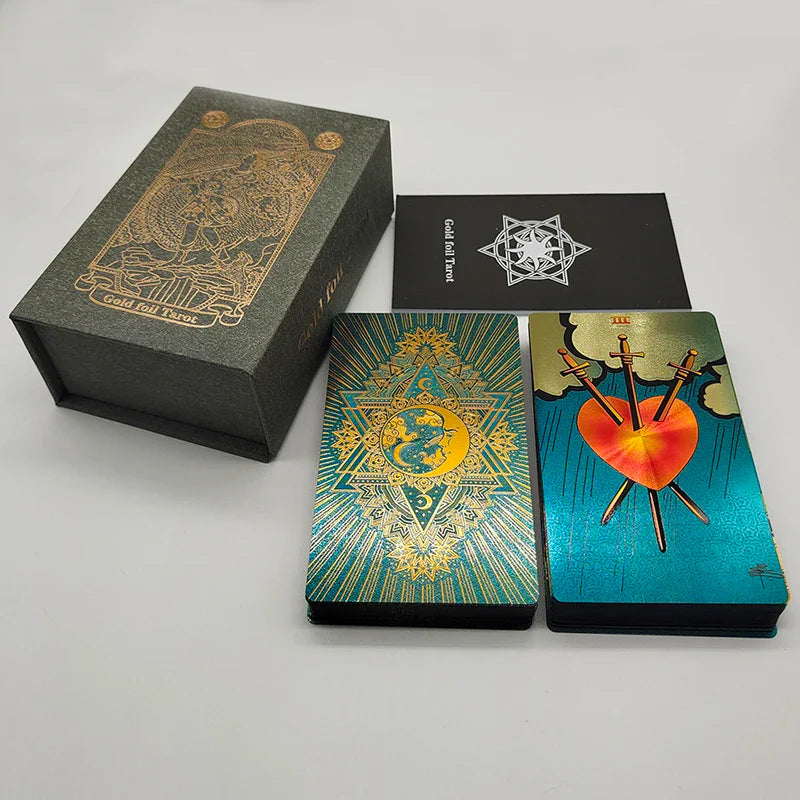 Gold Waterproof Tarot Deck