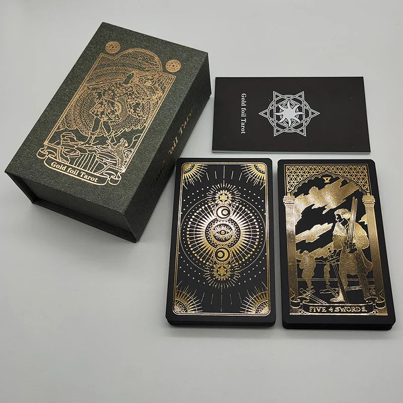 Gold Waterproof Tarot Deck