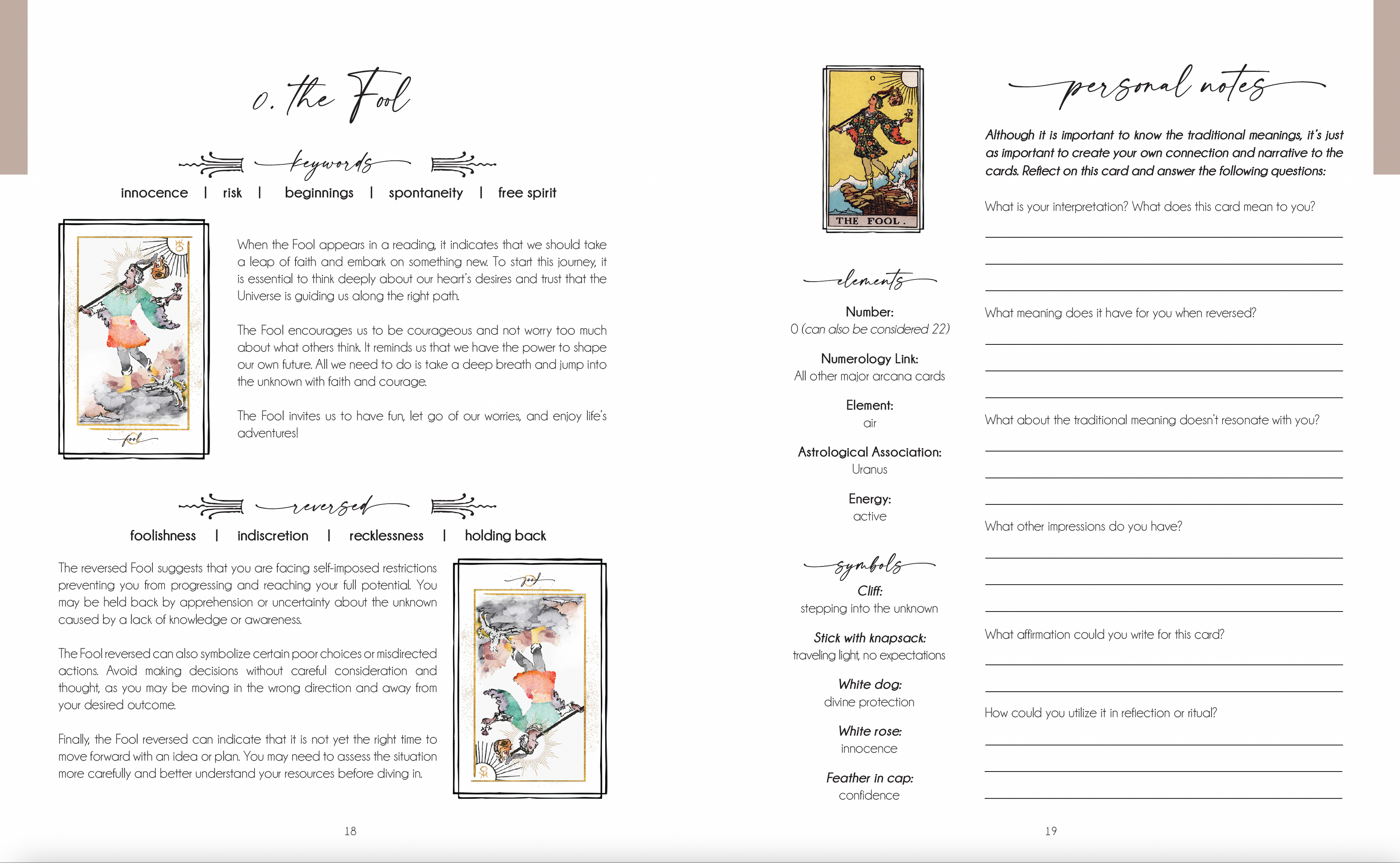Decoding the Cards: A Tarot Workbook for Intuitive Exploration - New Age Realms