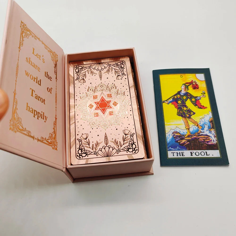 New Rider Waite Gold Foil Tarot Deck