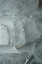 selenite | satin spar crystal slab | charging plate - New Age Realms