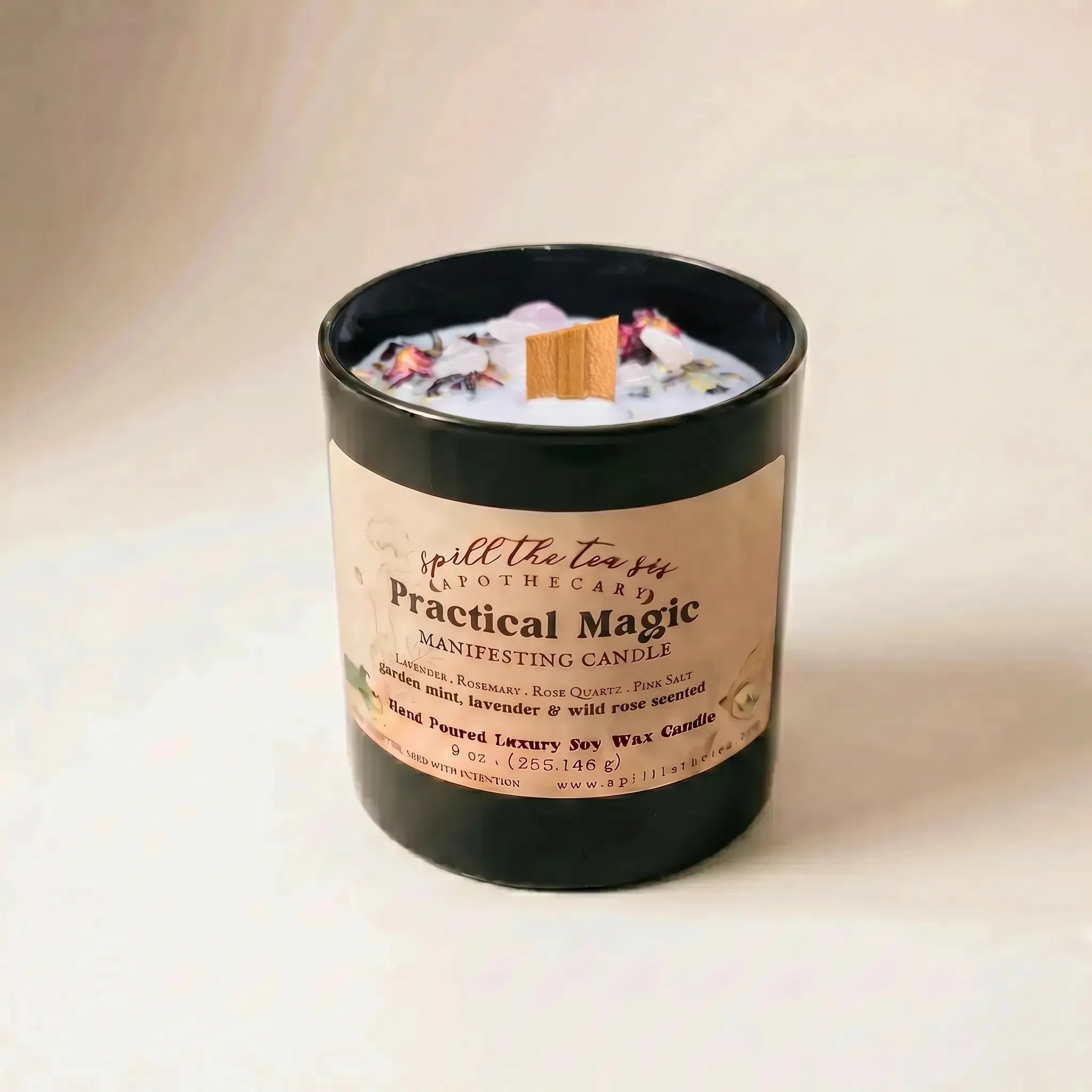 Practical Magic Intention Candle | Blessings, Luck & Sisterhood Soy Wax Candle