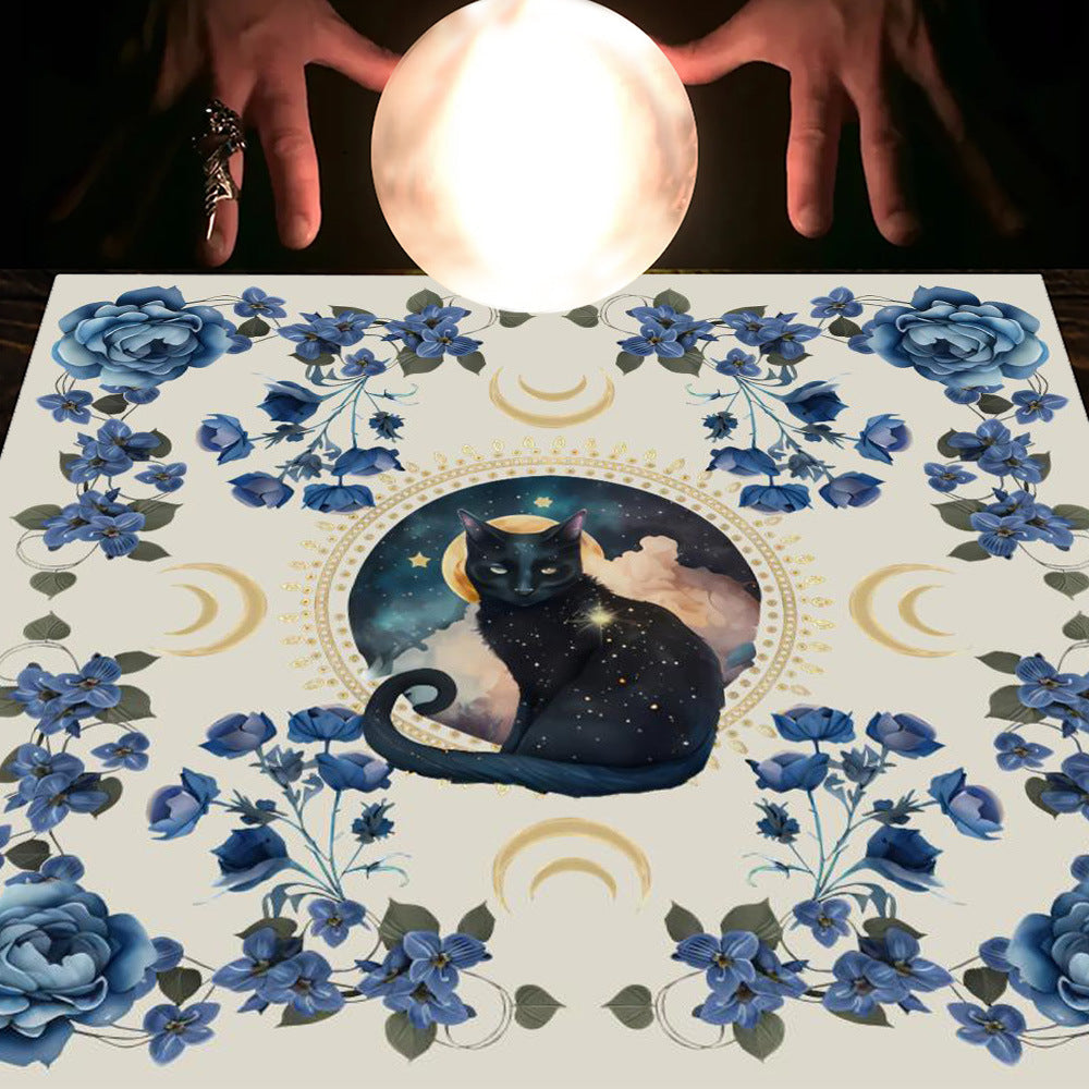 Tarot Moon and Sun Tree Tablecloth - New Age Realms