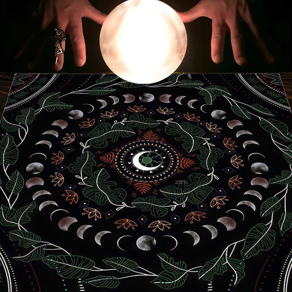 Tarot Moon and Sun Tree Tablecloth - New Age Realms