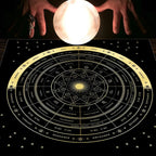 Tarot Moon and Sun Tree Tablecloth - New Age Realms