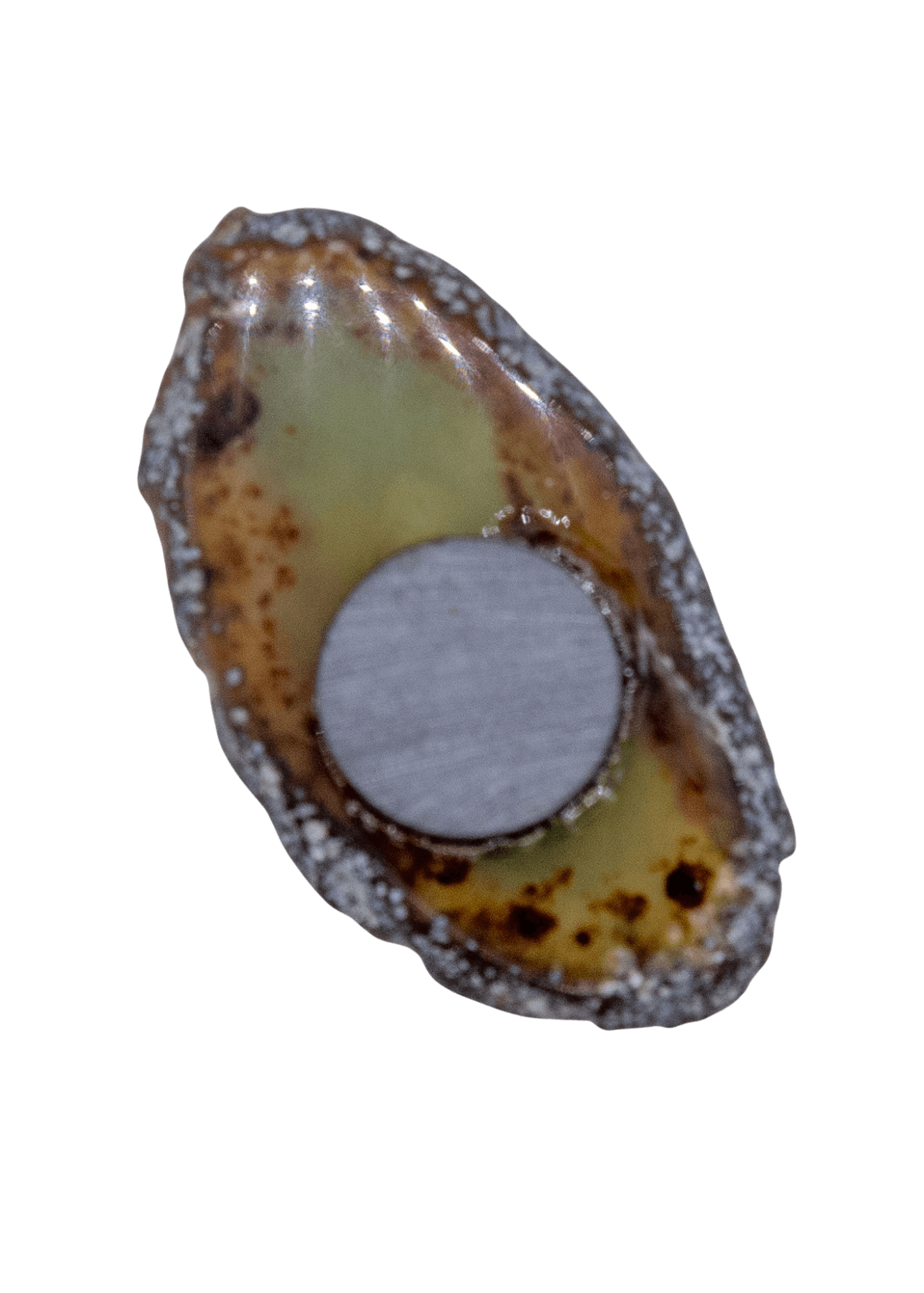 Agate Slice Crystal Fridge Magnet - New Age Realms
