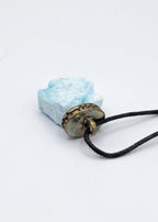 Amazonite Crystal Necklace - New Age Realms