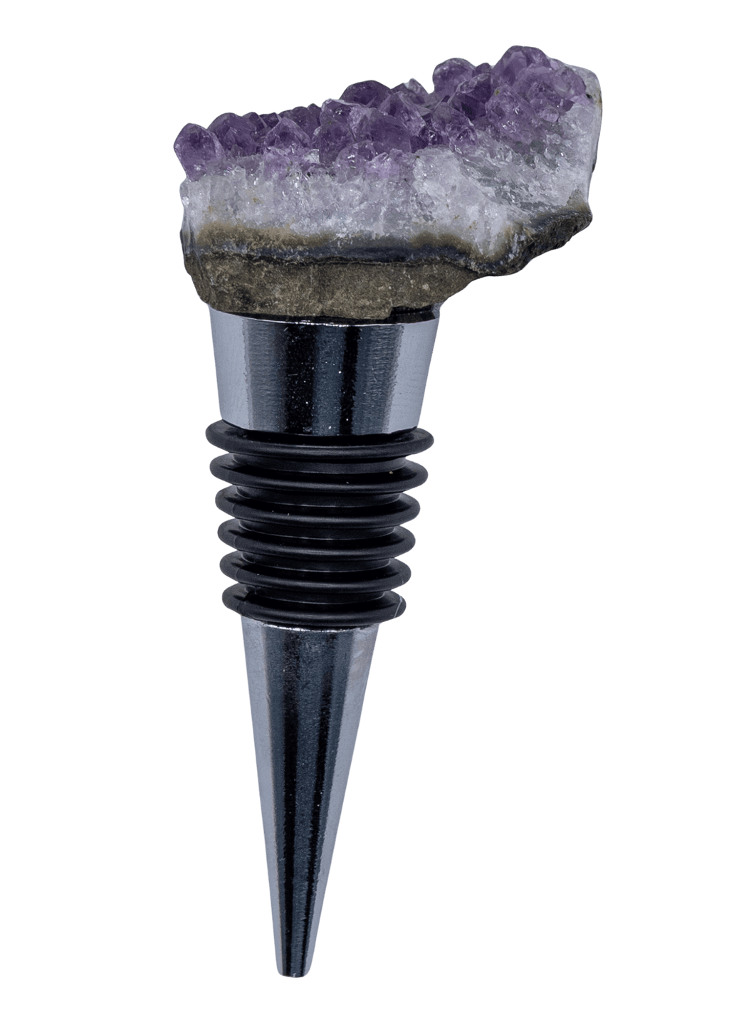 Amethyst Crystal Cluster Wine Stopper - New Age Realms