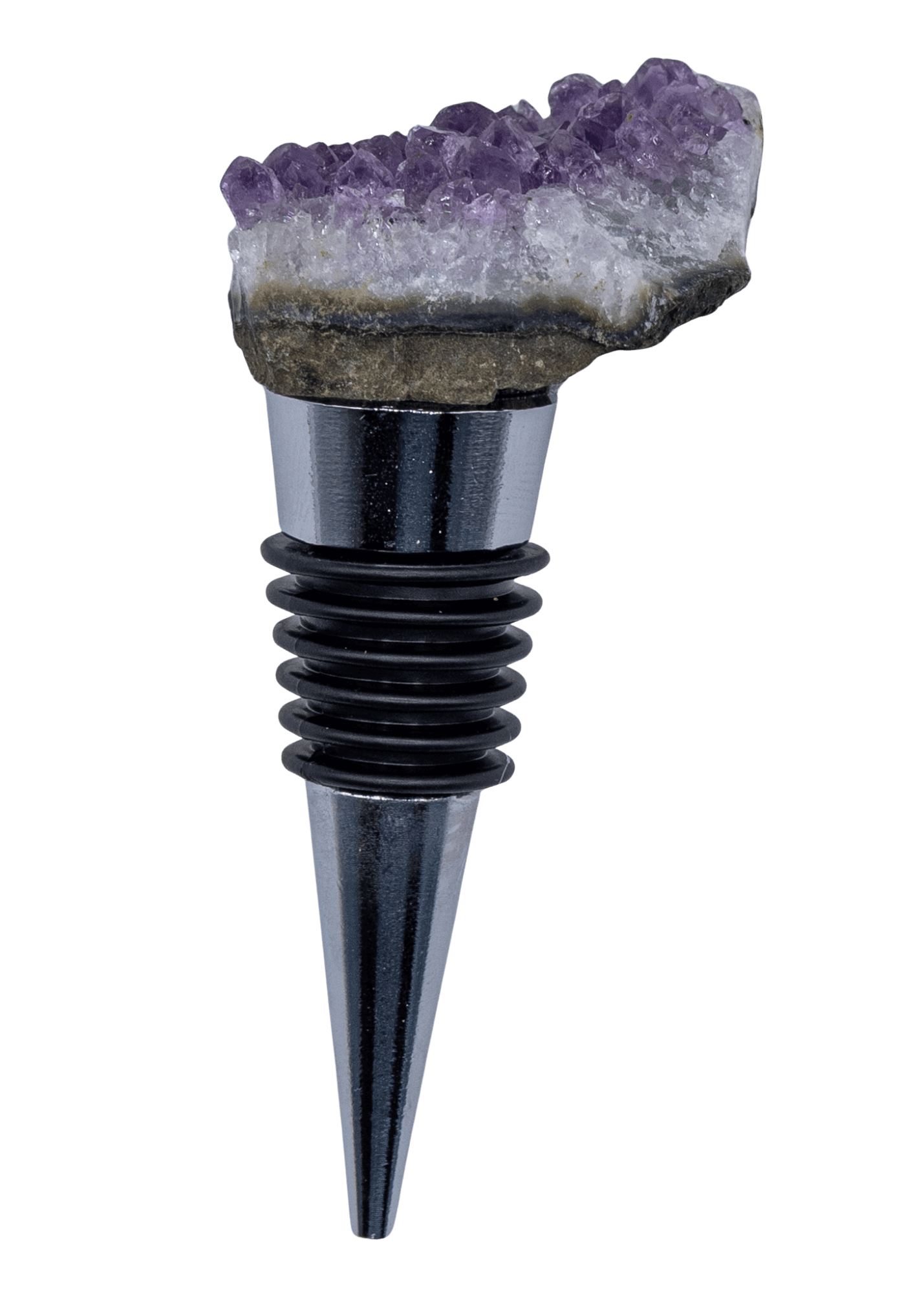 Amethyst Crystal Cluster Wine Stopper - New Age Realms