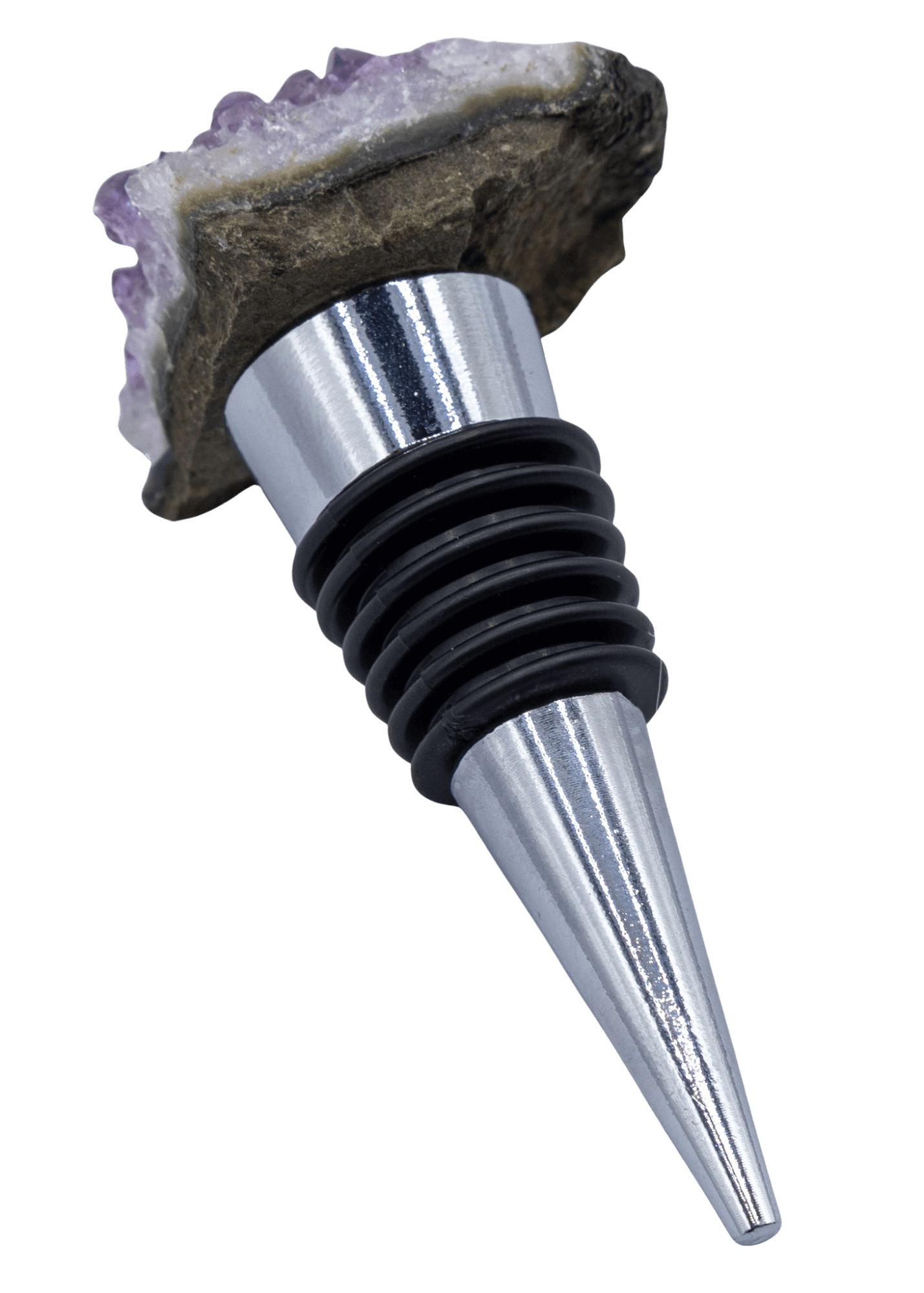Amethyst Crystal Cluster Wine Stopper - New Age Realms
