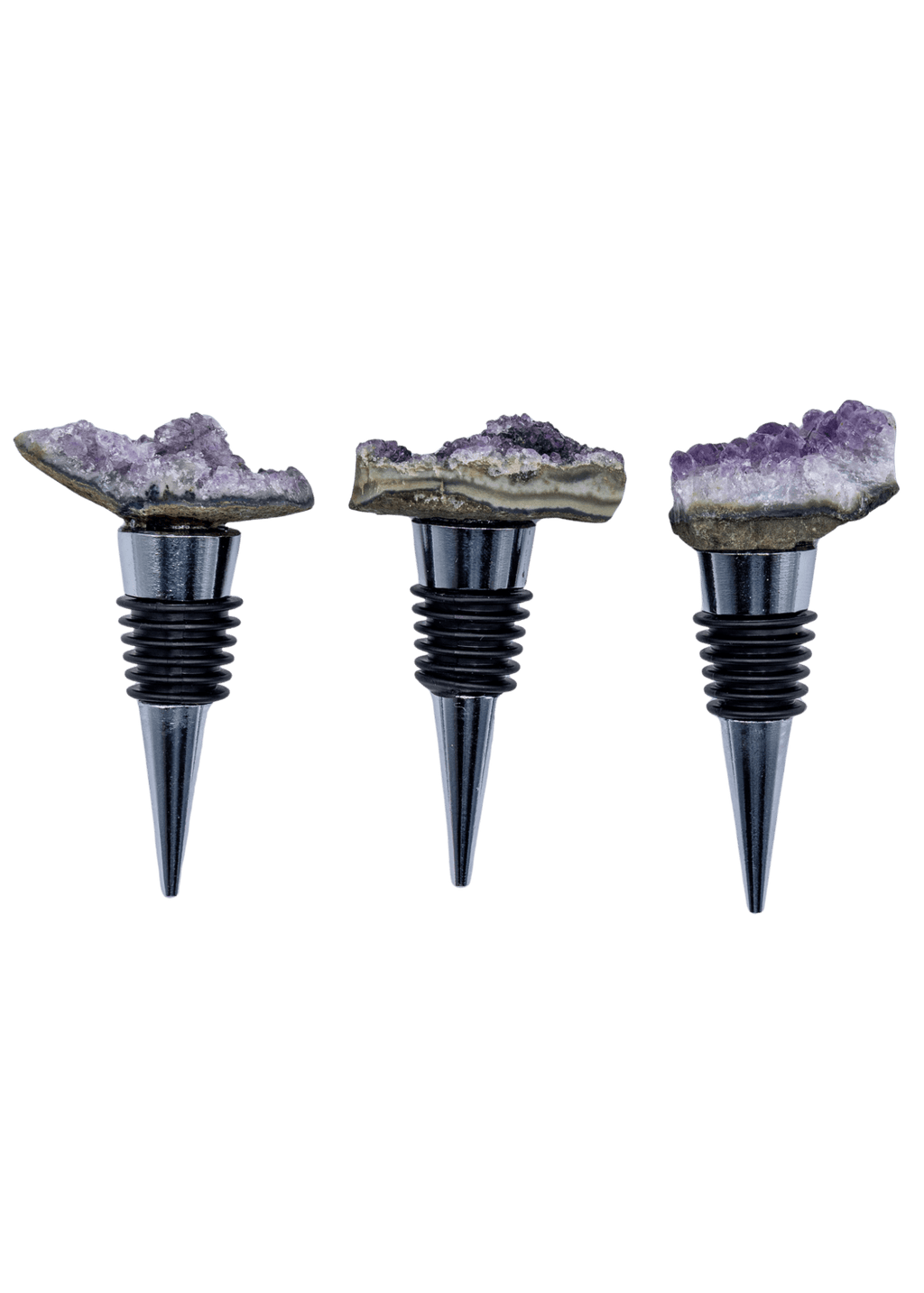 Amethyst Crystal Cluster Wine Stopper - New Age Realms