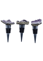 Amethyst Crystal Cluster Wine Stopper - New Age Realms
