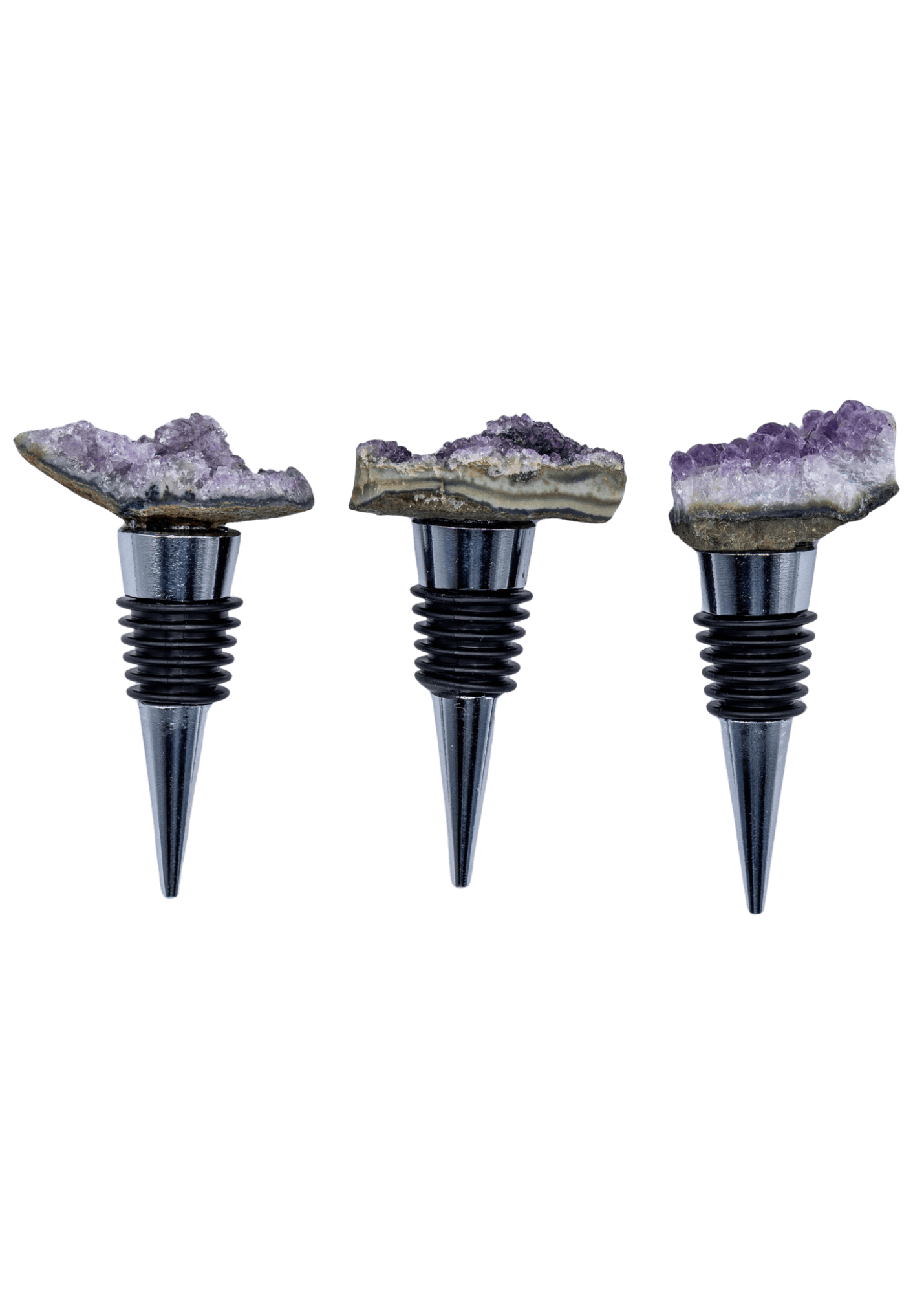 Amethyst Crystal Cluster Wine Stopper - New Age Realms