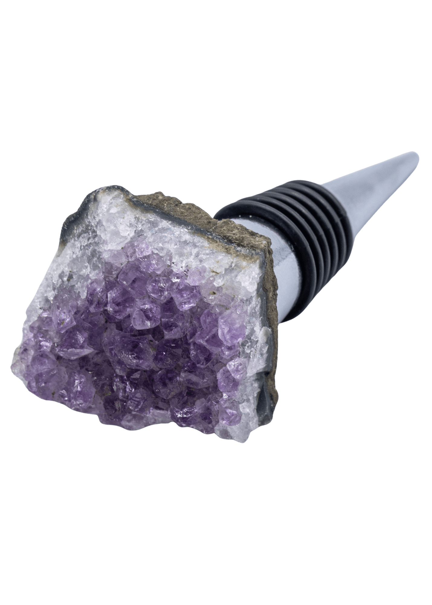 Amethyst Crystal Cluster Wine Stopper - New Age Realms