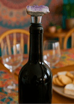 Amethyst Crystal Cluster Wine Stopper - New Age Realms