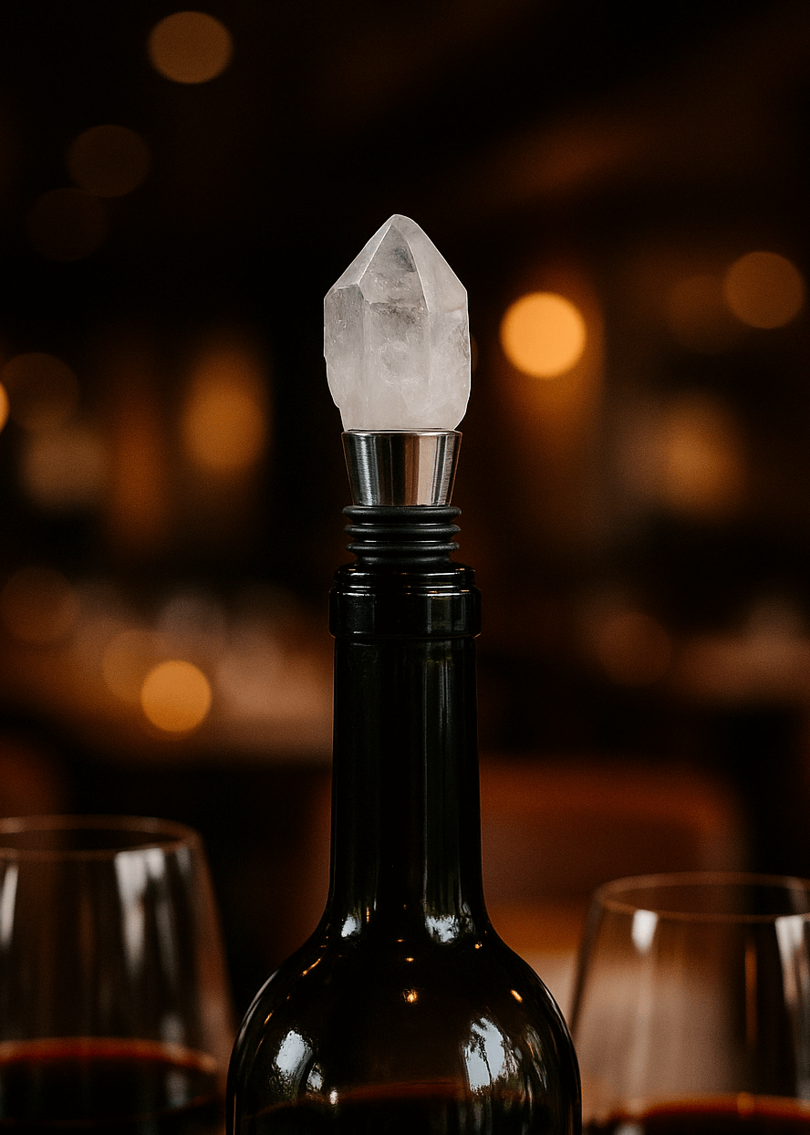 Arkansas Quartz Crystal Wine Stopper - New Age Realms