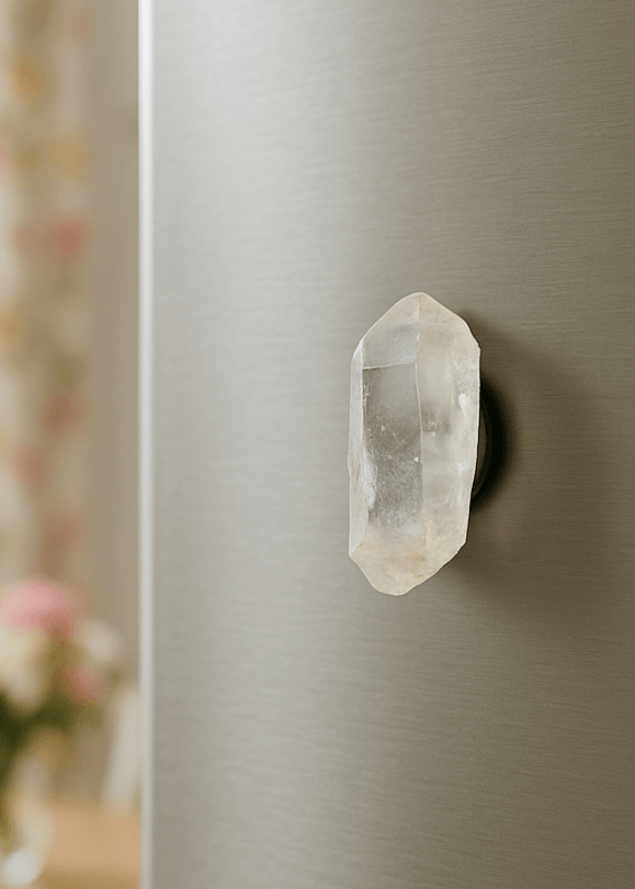 Arkansas Quartz Crystal Refrigerator Magnet - New Age Realms