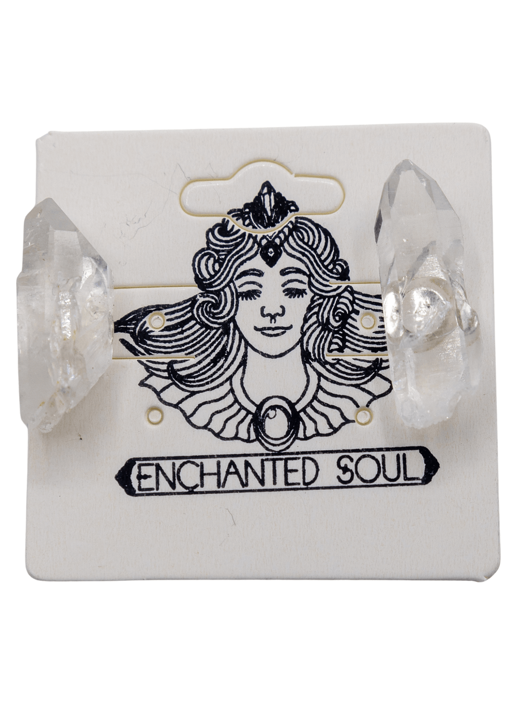 Arkansas Quartz Crystal Sterling Silver Earrings - New Age Realms