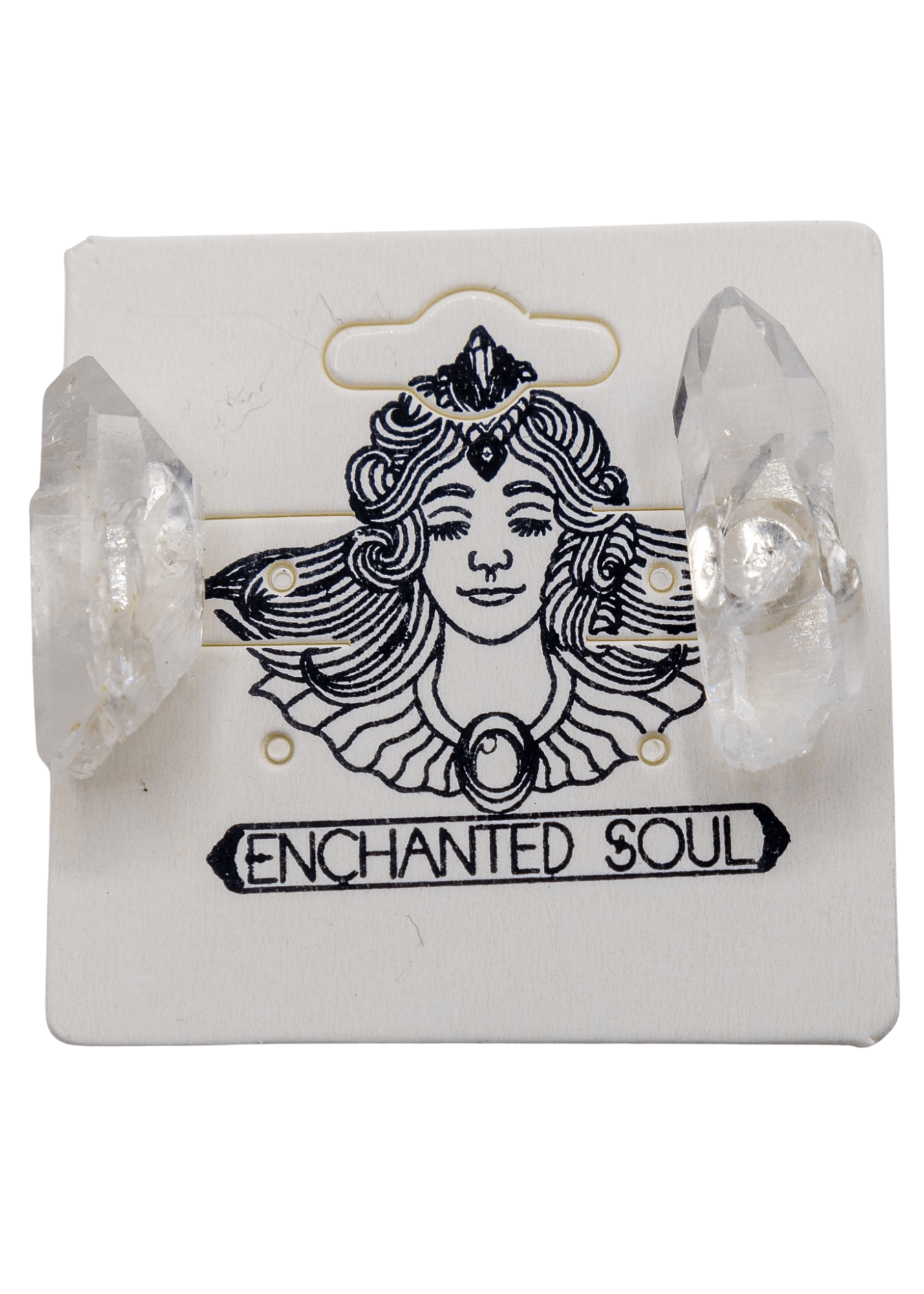 Arkansas Quartz Crystal Sterling Silver Earrings - New Age Realms